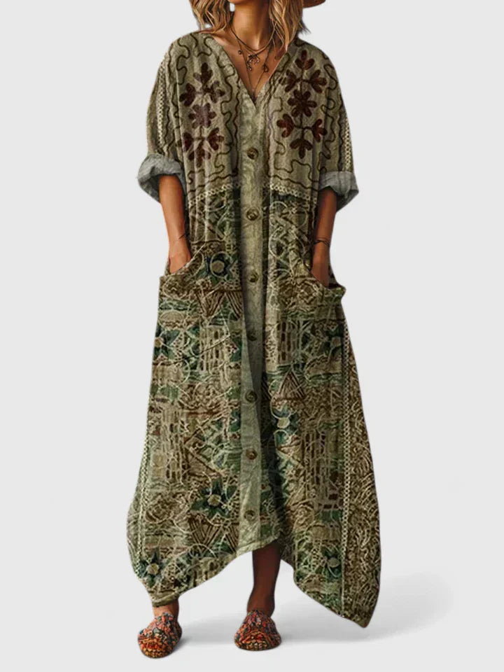 Maria – Dress with V-neck