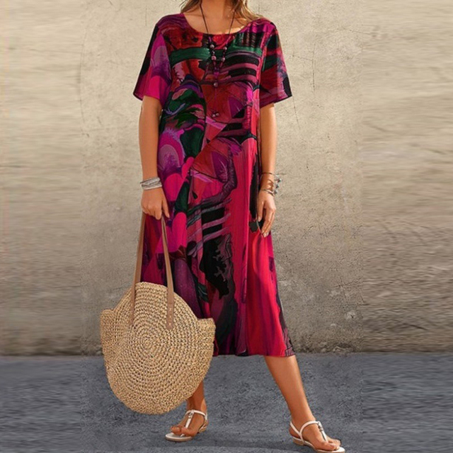 Arielle - Comfortable floral dress