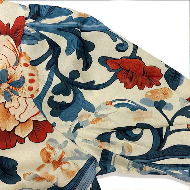 Marvella - Elegant Vintage Floral Blouse