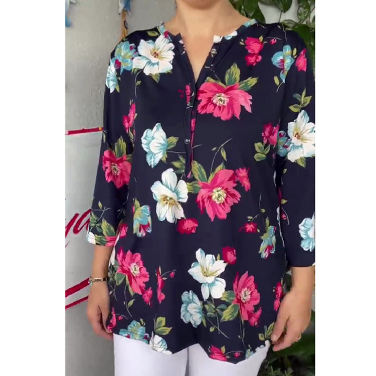 Isavelisse - Women's Summer Short Sleeve T-Shirt with Print