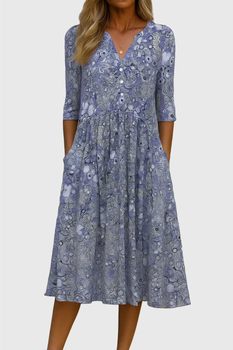 Mila – Dress with V-neck
