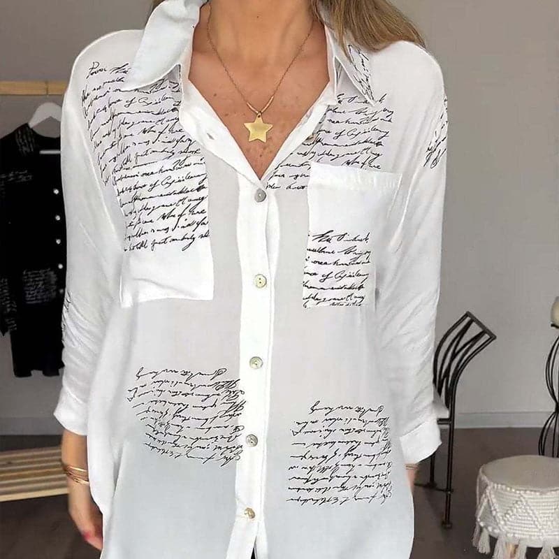 Gisandre - Women's Modern Printed Shirt