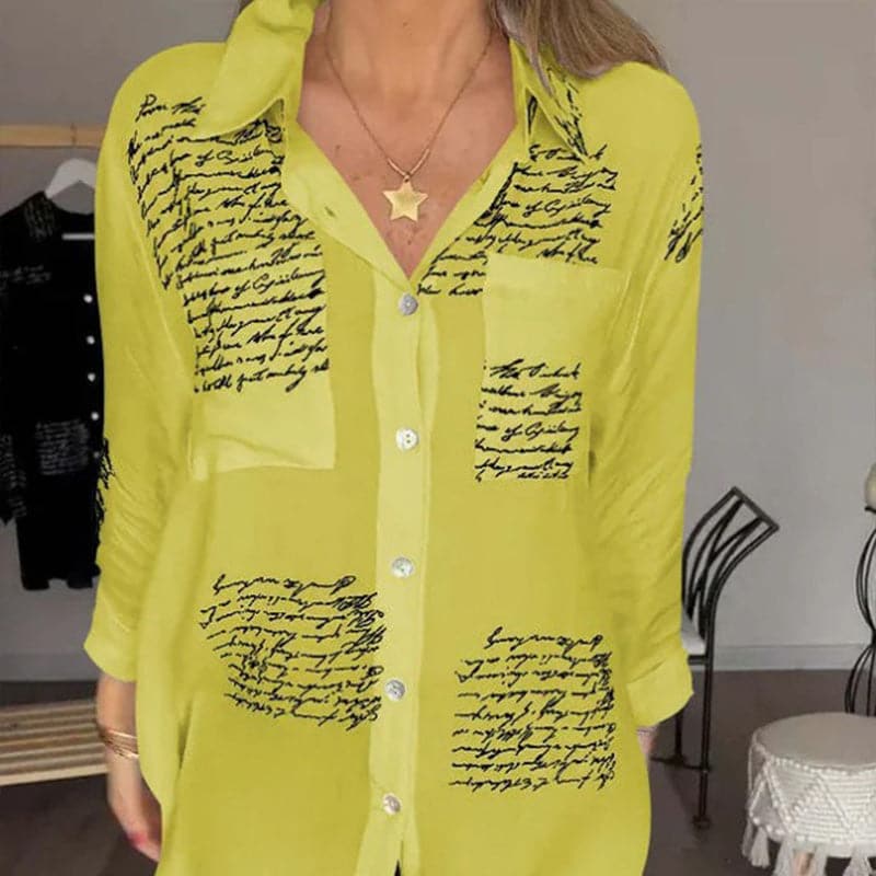 Gisandre - Women's Modern Printed Shirt