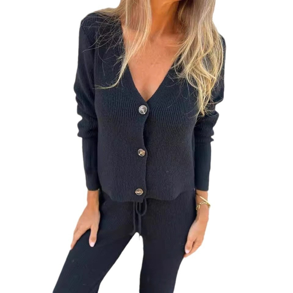 Ilse - Women's Elegant Cardigan & Pants Set