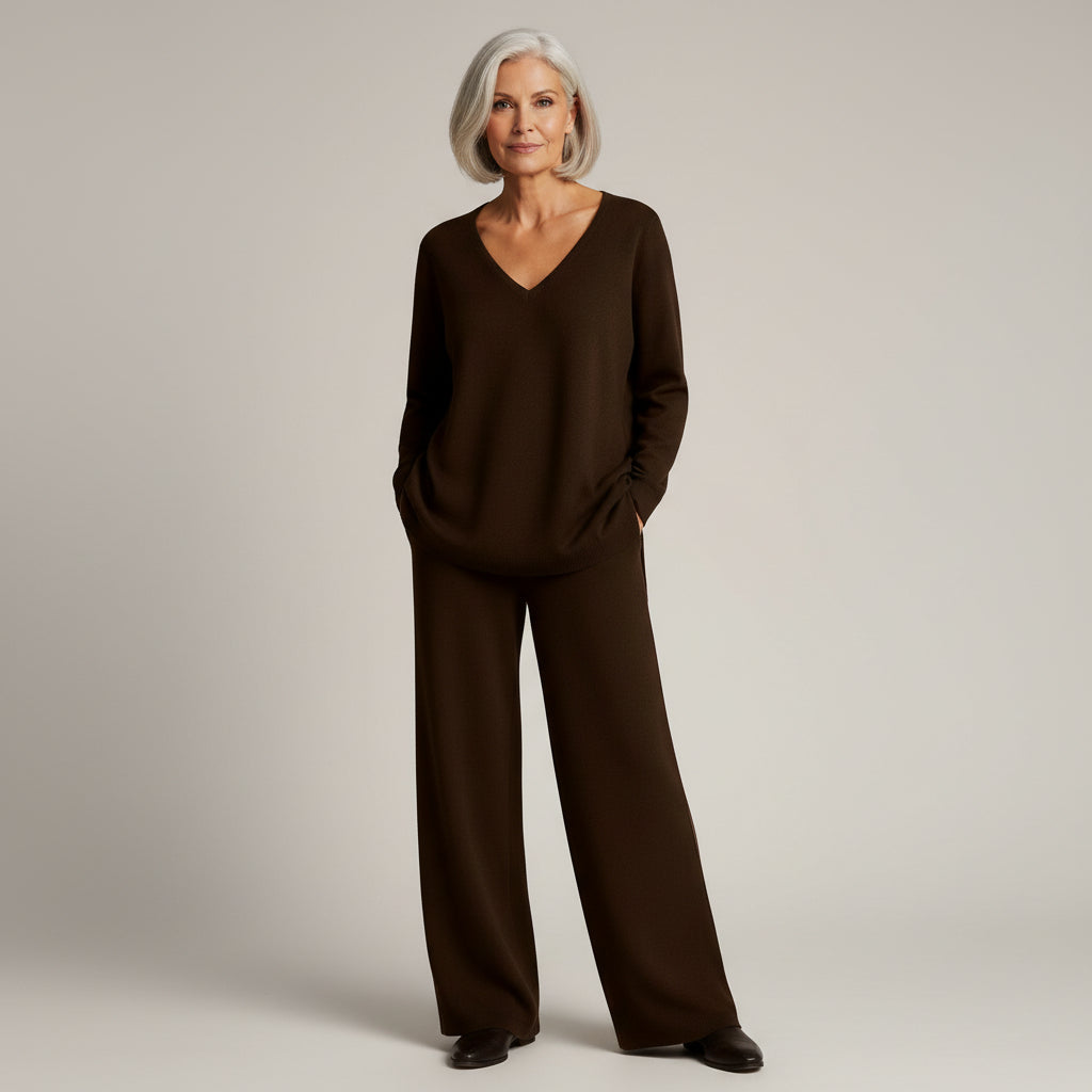 Johanna – Two-Piece Set with V-Neck