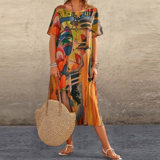Arielle - Comfortable floral dress