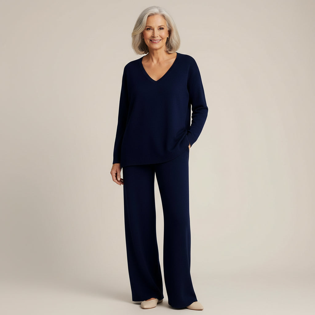 Johanna – Two-Piece Set with V-Neck