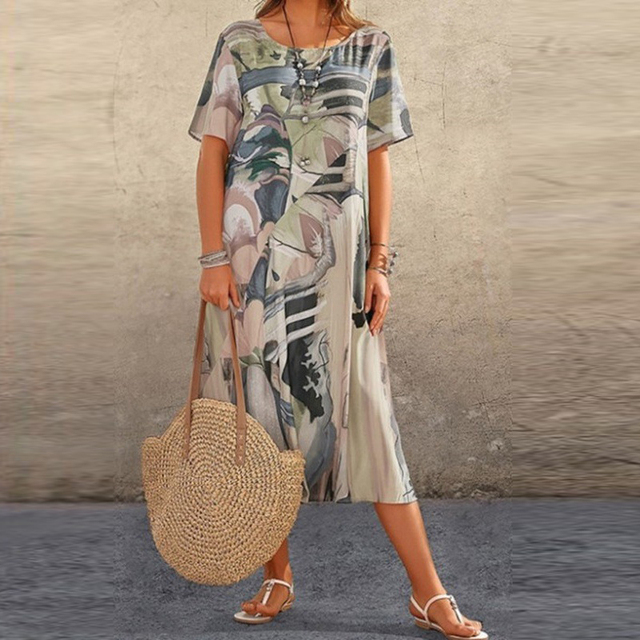 Arielle - Comfortable floral dress