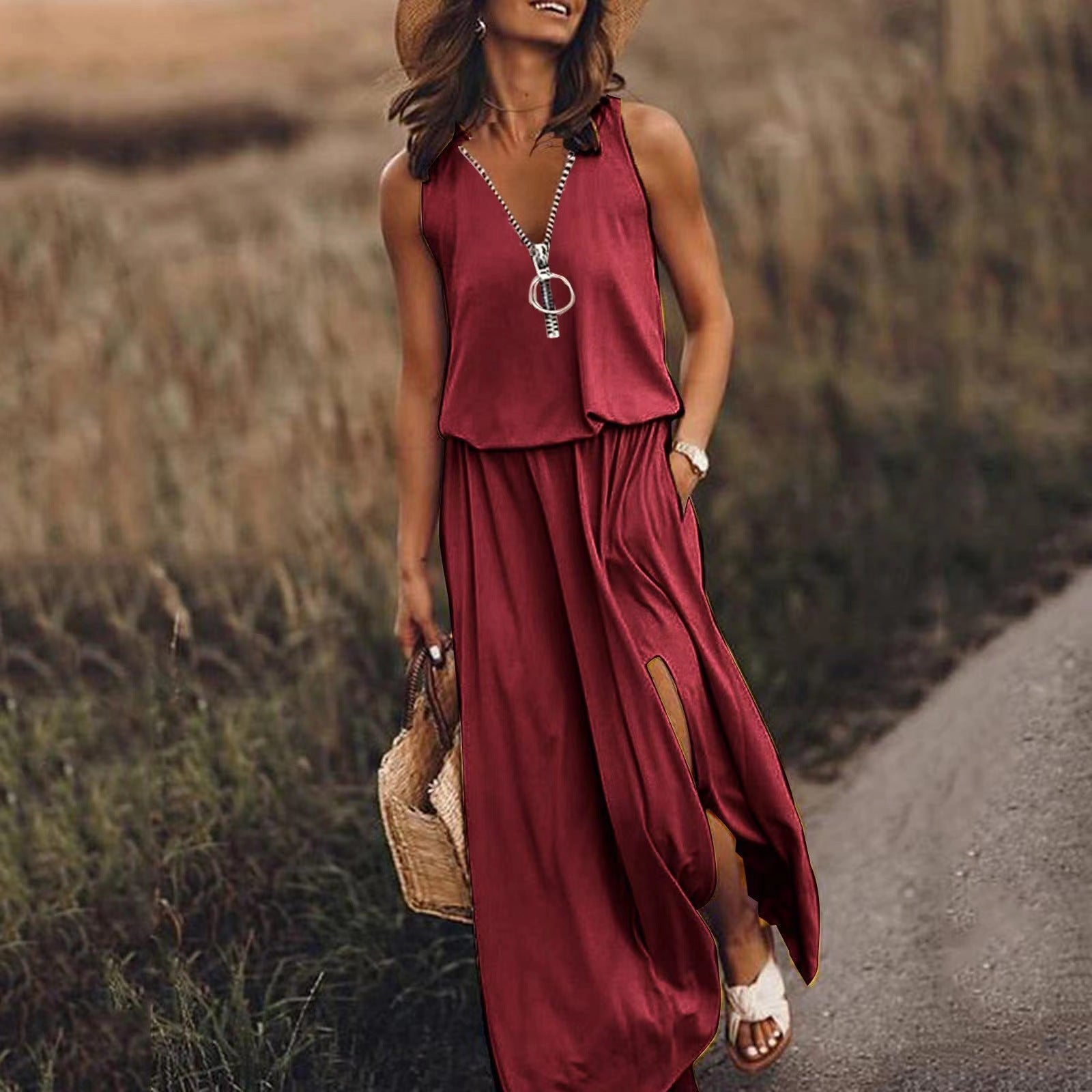 Pavina - New Elegant Printed Dress for Women