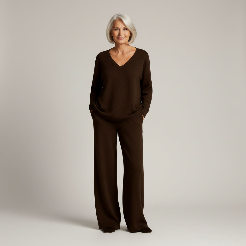 Johanna – Two-Piece Set with V-Neck