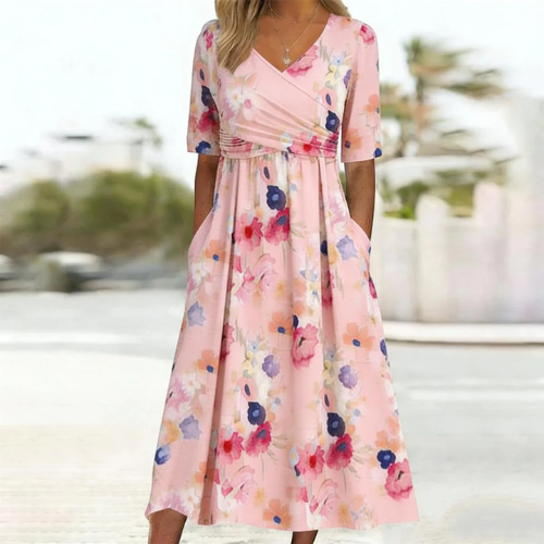 Emma – Dress with V-neck