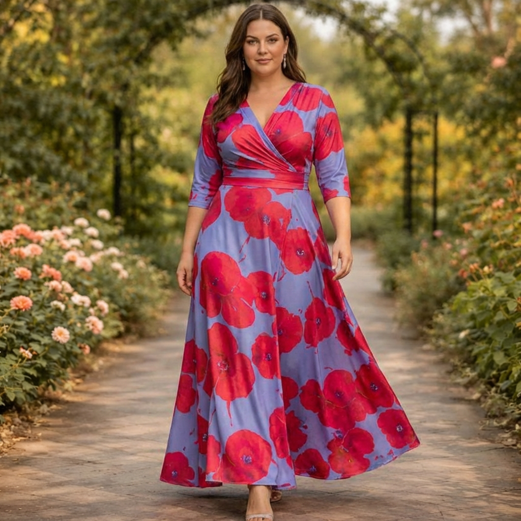 Rosalie | Floral Wrap Maxi Dress