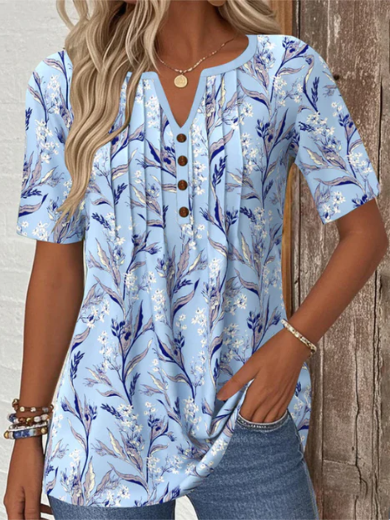 Mila – Floral Print Blouse
