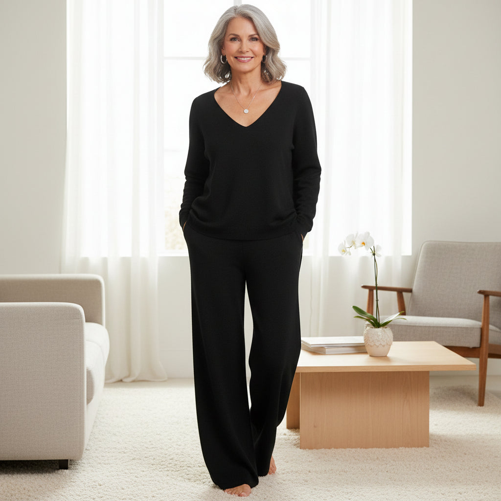 Johanna – Two-Piece Set with V-Neck