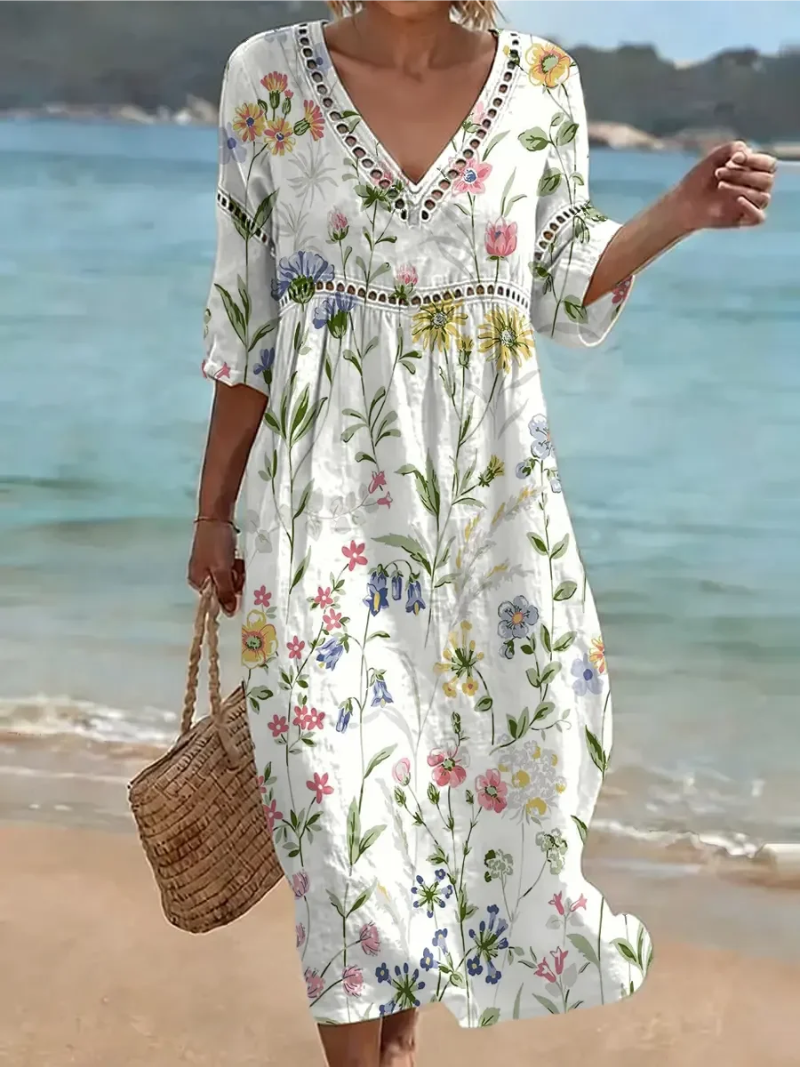 Lina – Dress with floral print