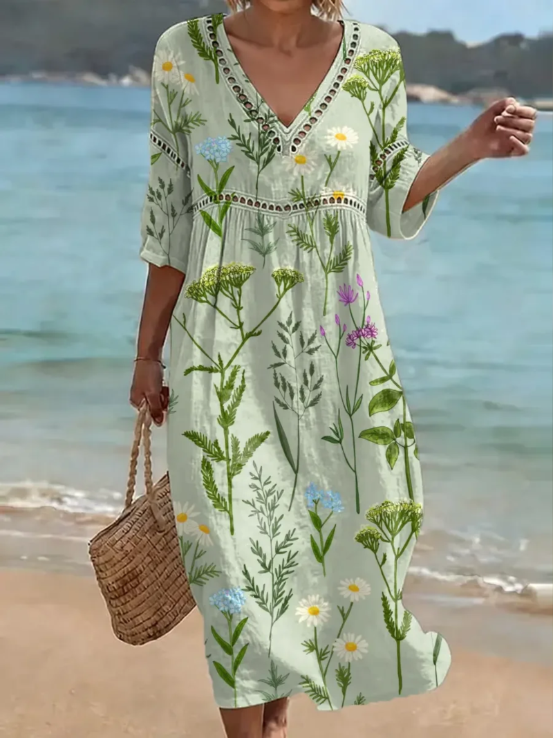 Emma – Dress with V-neck