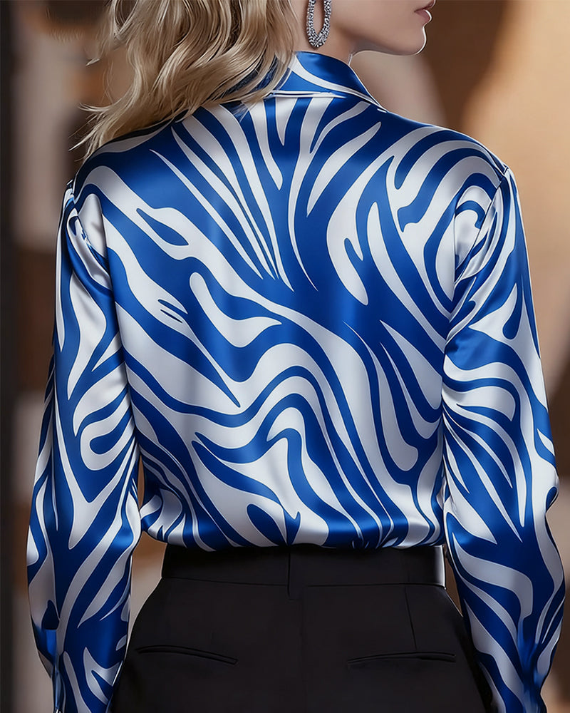 Cylissa - Elegant Printed Shirt for Women