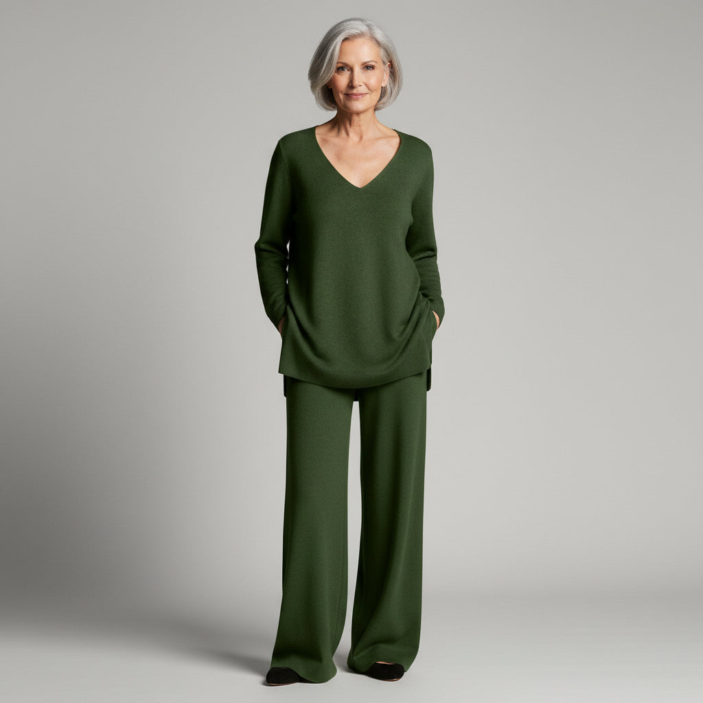 Johanna – Two-Piece Set with V-Neck